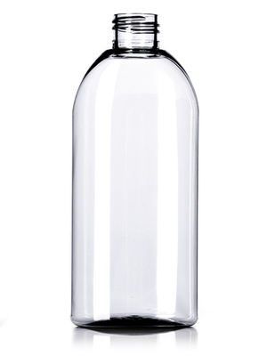 Bouteille en plastique 8 oz Clear PET Capri Oval Bottle 24-410
