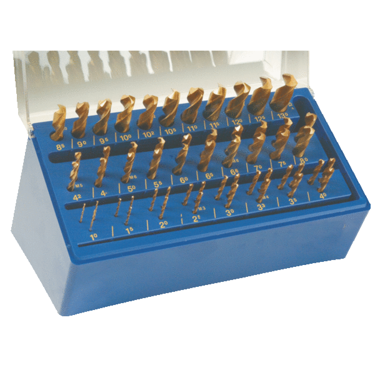 Coffret de 29 forets cobalt queue cylindrique série courte DIN338N