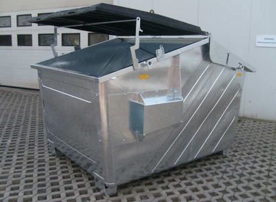 Conteneur à déchets déchargement par l'avant max. 5000 l | FUB 5,0 m³ 