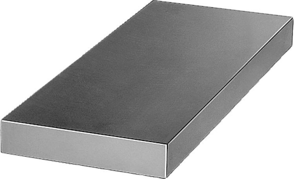 Large plat Fonte grise et aluminium