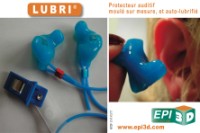 LUBRI® : Protecteur auditif moulé sur mesure, et auto-lubrifié    