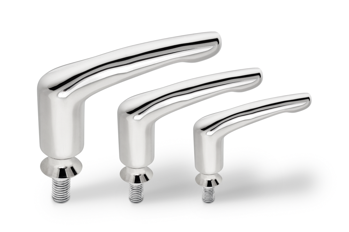 Manette indexable avec filetage