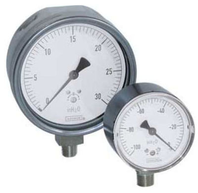 Manomètre pour basse pression à membrane 0 - 10 psi | 200 series 