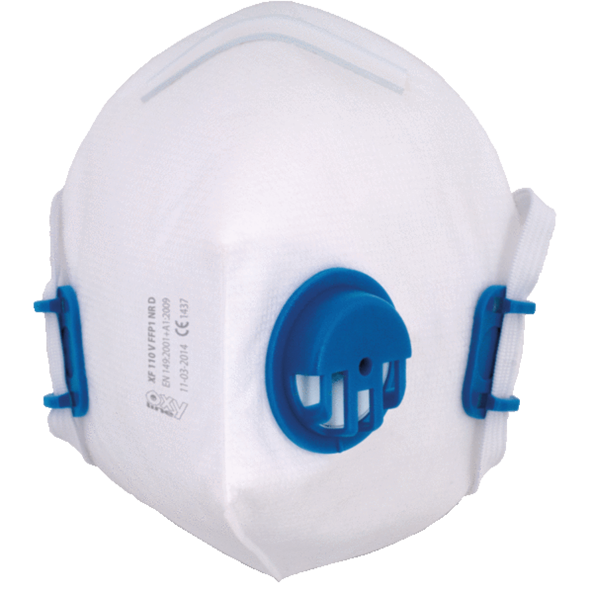 Masques respiratoires à valve FFP1 - Lot de 20 masques OTMT