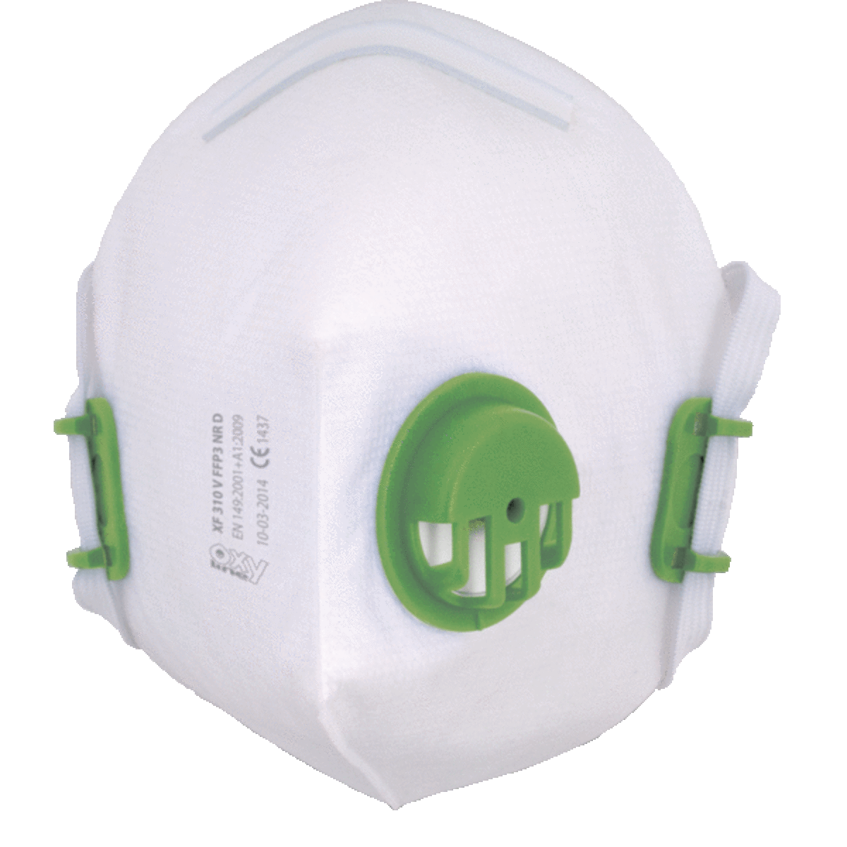 Masques respiratoires à valve FFP3 - Lot de 20 masques OTMT