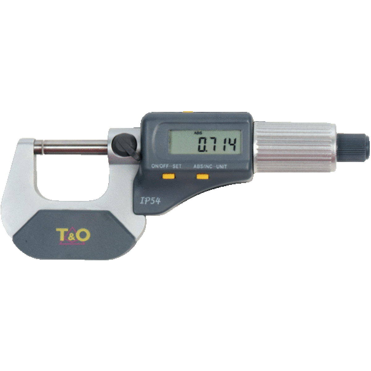 Micromètre d'extérieur à lecture digitale IP54 0-25 mm avec sortie de données T&O