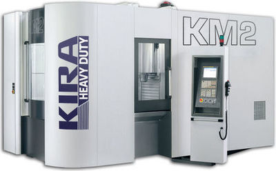 Perceuse fraiseuse CNC 3 axes avec changeur de palettes intégré 1000 ? 600 ? 640 mm | Kira KM-2 