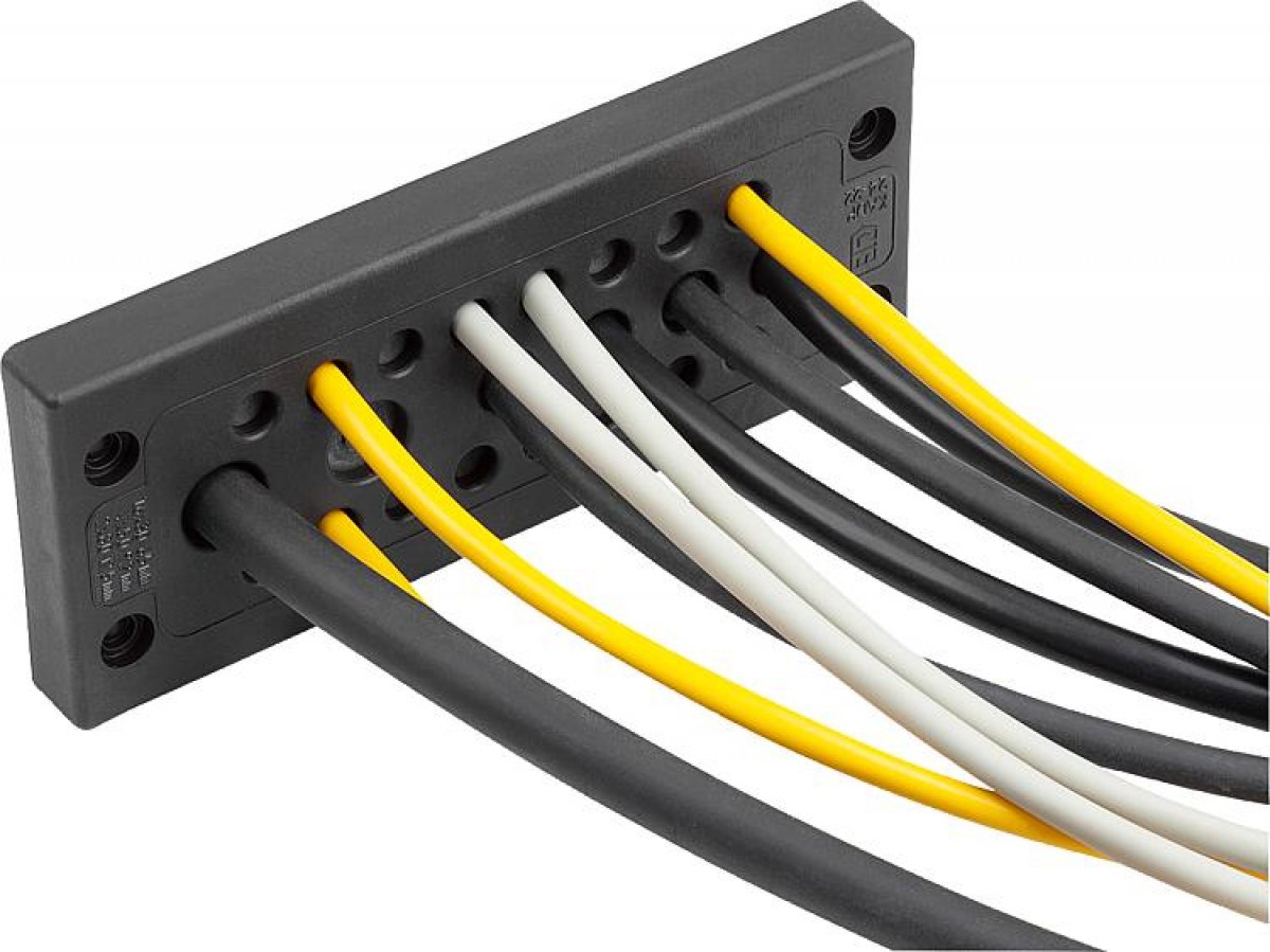 Plaque d'introduction de câbles