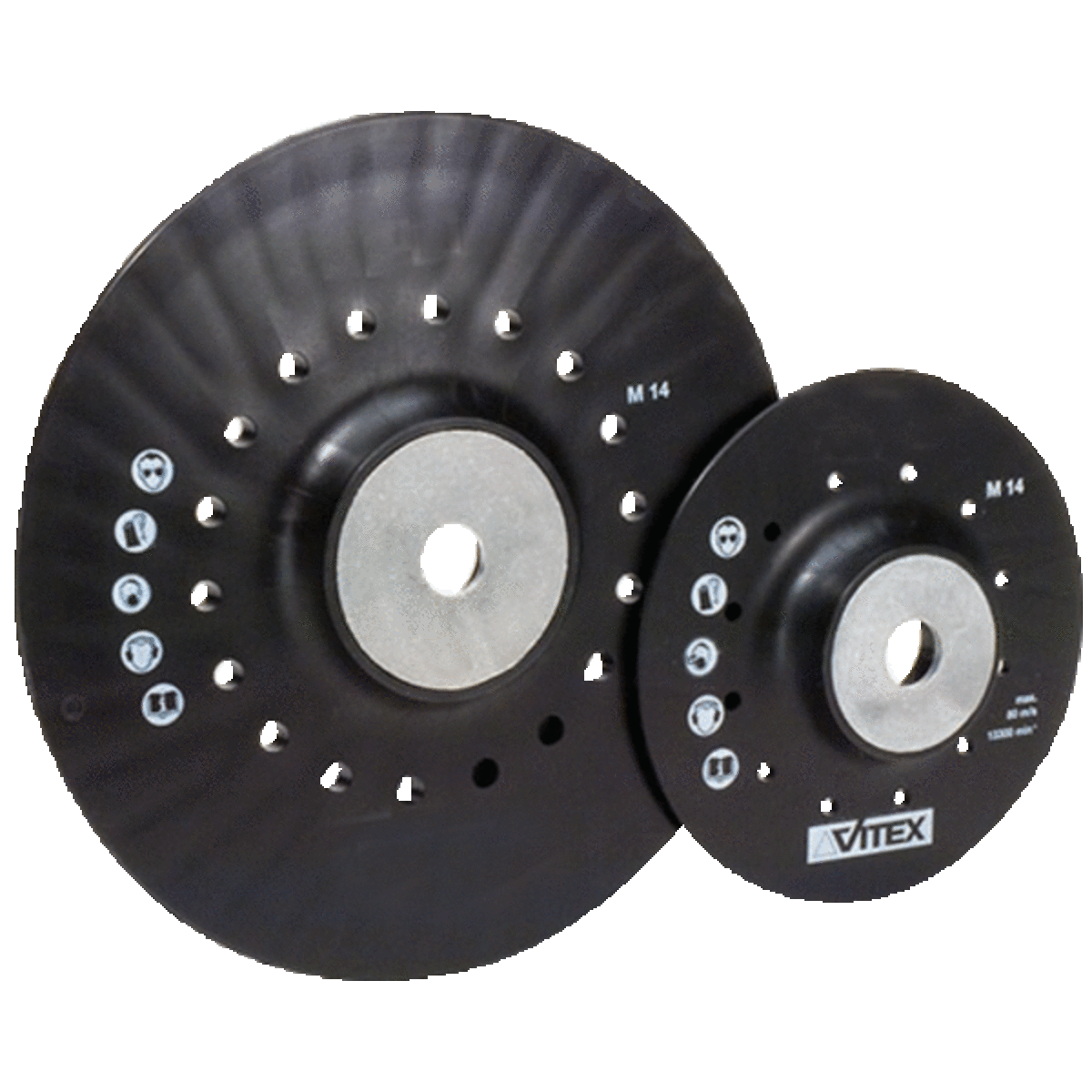 Plateau support ventilé pour disques fibre T&O