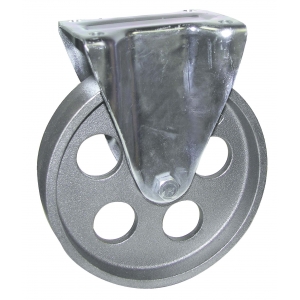 Roulette fixe en fonte de diamètre 80 mm