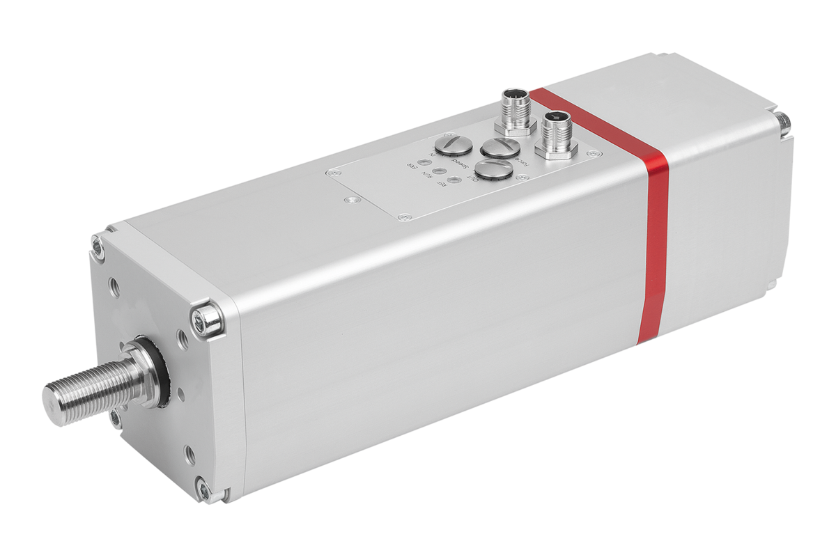 Vérins électriques de taille 80 avec servo-actuateurs IO-Link